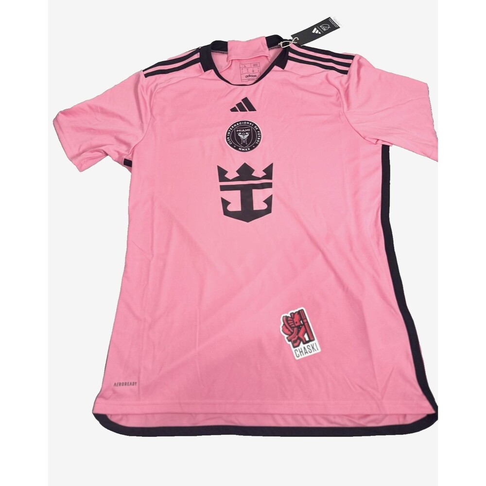 Adidas Inter Miami CF MLS 24/25 Home Pink Soccer Jersey Men's Medium IU0190 NEW